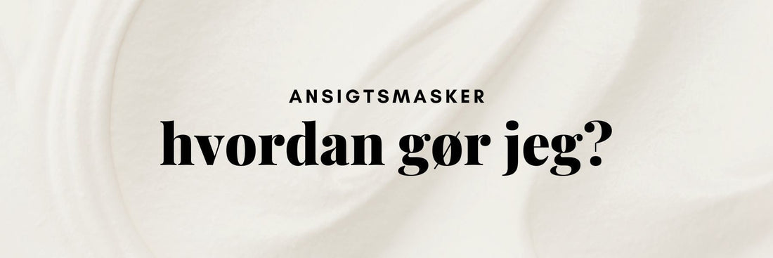 Kvinde har påført ansigtsmaske og slapper af derhjemme