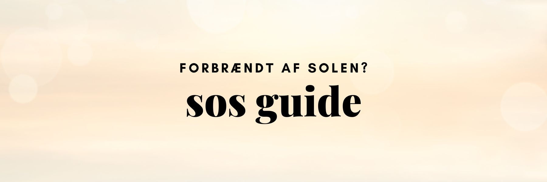 SOS i sommersolen: Sådan redder og beroliger du en solskoldet hud