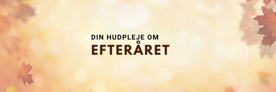 Hudplejerutine tilpasset huden i det tørre, kølige efterår