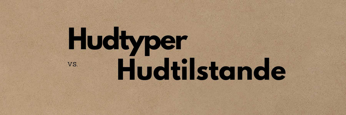 Forskellige hudtyper illustreret side om side