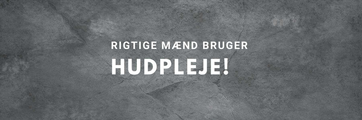 Mand plejer sin hud med Medex-produkter derhjemme