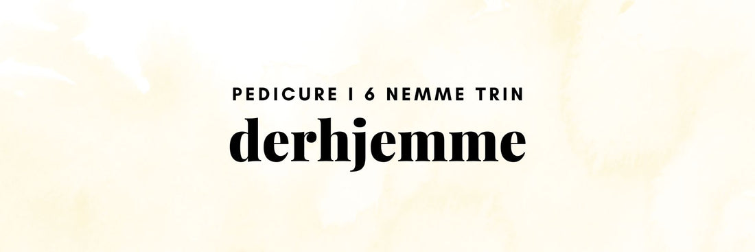 Hjemme-pedicure med pleje af sommerfødder