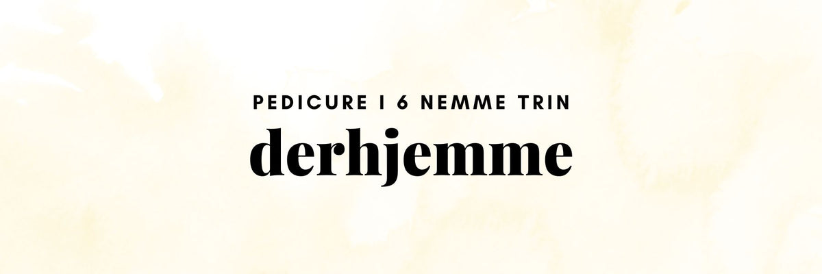Hjemme-pedicure med pleje af sommerfødder