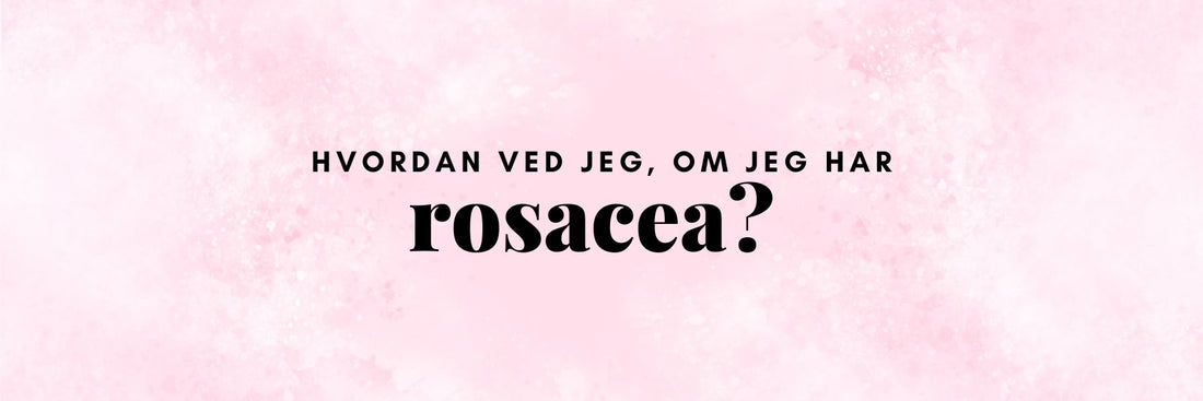 Nærbillede af rødme i ansigtet ved mistanke om rosacea