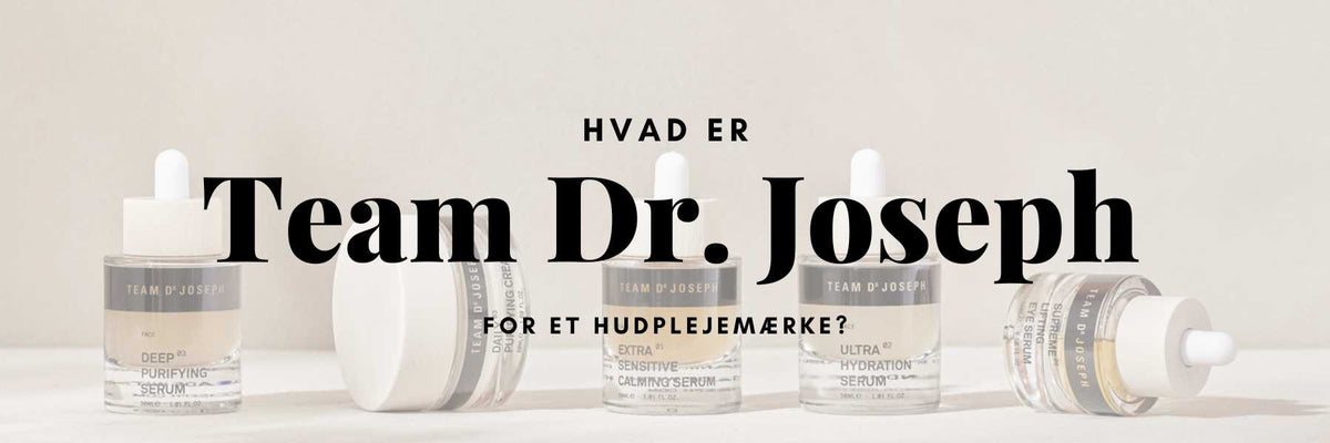Team Dr. Joseph hudplejeprodukter præsenteret i klinikken