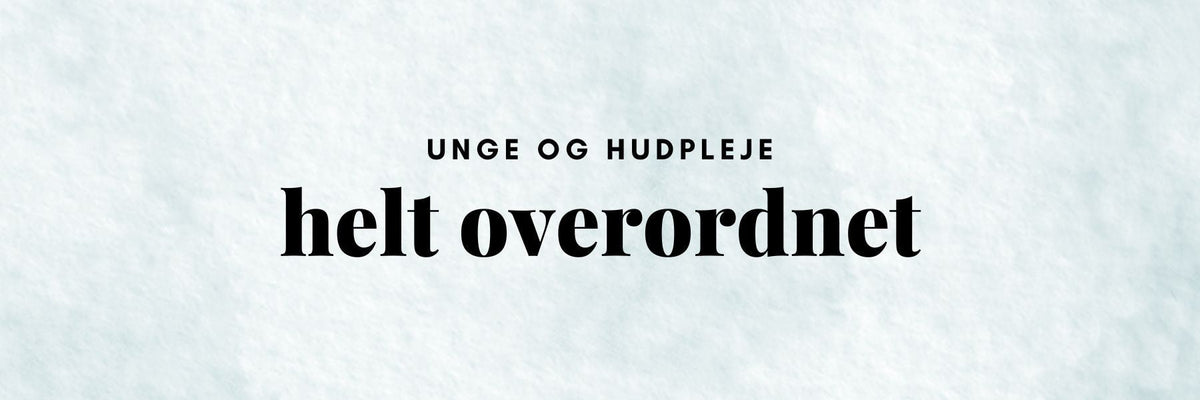 Ung teenager introduceres til sin første hudplejerutine