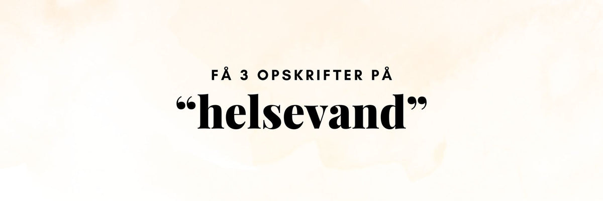 Forfriskende sommervand med frugt til hudens glød indefra