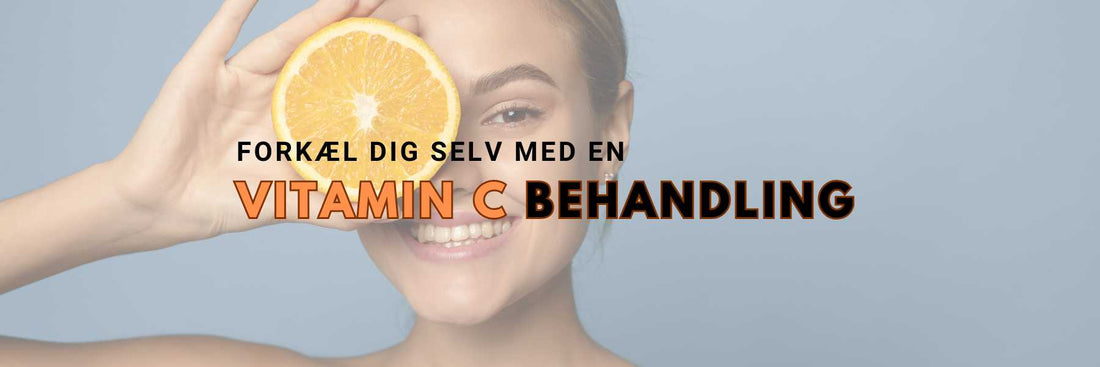 Kalahari C-vitaminbehandling udføres i ansigtet i klinikken