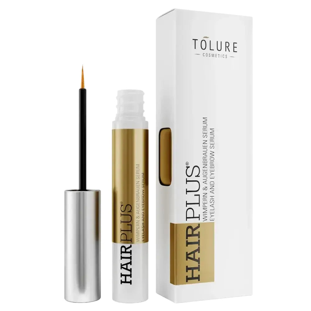 Tolure Hairplus - Vippeserum til Længere Vipper & Fyldigere Bryn | 3ml