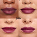 Wonderskin Lip Stain Masque - Farven Bella på forskellige hudfarver