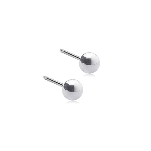 Blomdahl Silver Titanium Ball: Størrelse 4 mm