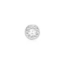 Blomdahl Silver Titanium Neck Pendant Halo - Størrelse: 8mm