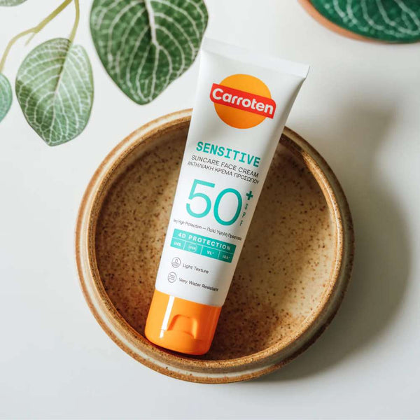 Carroten Sensitive Suncare Face Cream - miljøbillede