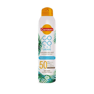 Faktor 50 solbeskyttelse på spray, der absorberes hurtigt