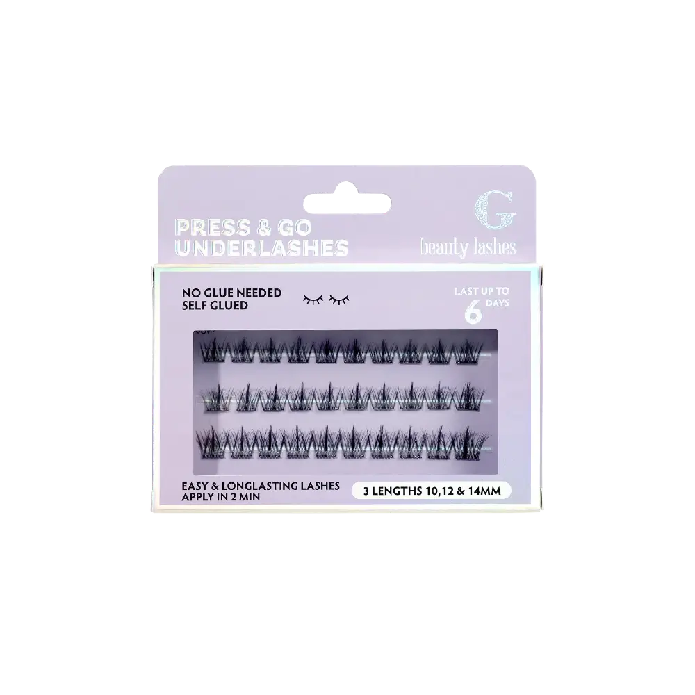 G Beauty Lashes - Press & Go Underlashes | Afterwork