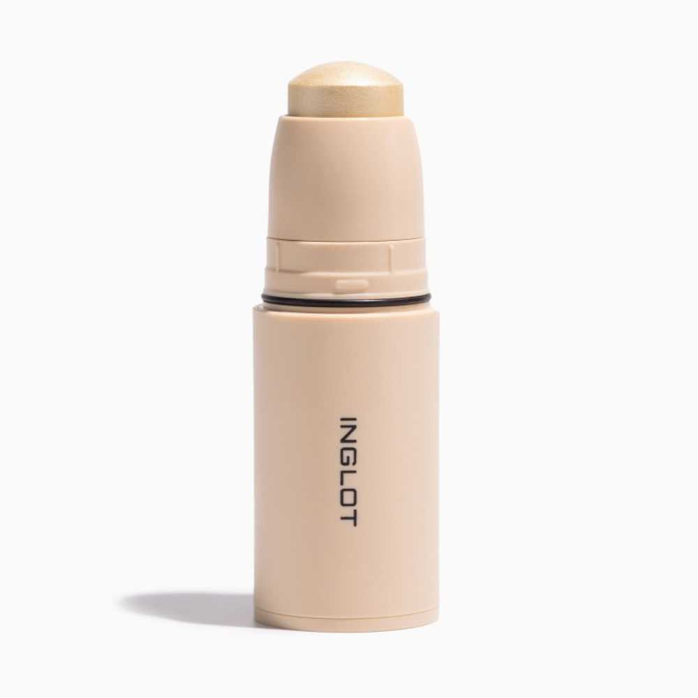 INGLOT Cream Stick Highlighter – Naturlig glød og strålende hud til alle hudtyper. Her i farven 310 Delicate Glow.