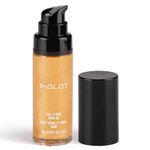 INGLOT Face & Body Glow Oil - Wow på flaske! Olie der kan bruges til både hud, hår og kroppen