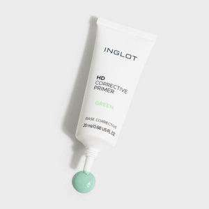 INGLOT HD Corrective Primer i Farven "Green" - Dækker rødme i huden