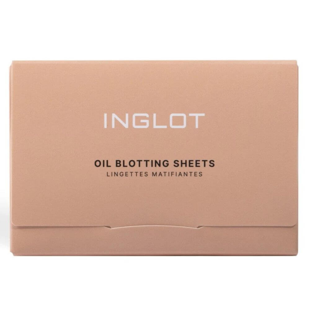 INGLOT Oil Blotting Sheets - Fjerner effektivt overskydende talg og sved fra huden uden at ødelægge makeuppen.