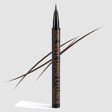 INGLOT One Move Liquid Eyeliner i farven Chocolate - Præcis Eyeliner-pen.