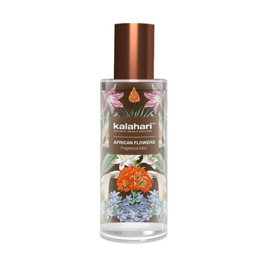 Med African Flowers Hair &amp; Body Mist fra Kalahari får du en unik duftoplevelse, der bringer dig til Afrikas blomstrende landskaber.