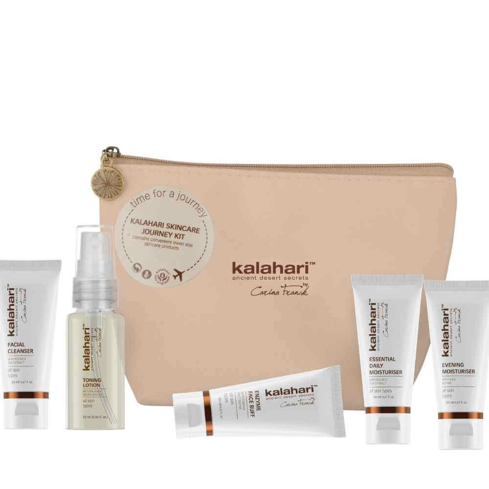 Kalahari Skincare Journey Kit - Det perfekte Sæt til at tage med på ferien!