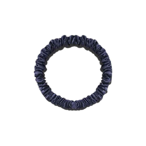 Lille Mørkeblå Scrunchie