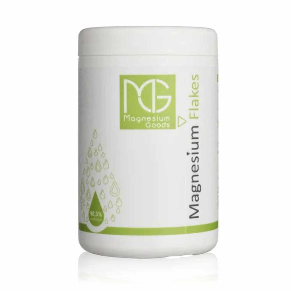 Magnesium Goods - Magnesium Flakes 450 gram. Disse 100% naturlige badeflager er din nye allierede i kampen mod daglig stress og uro.