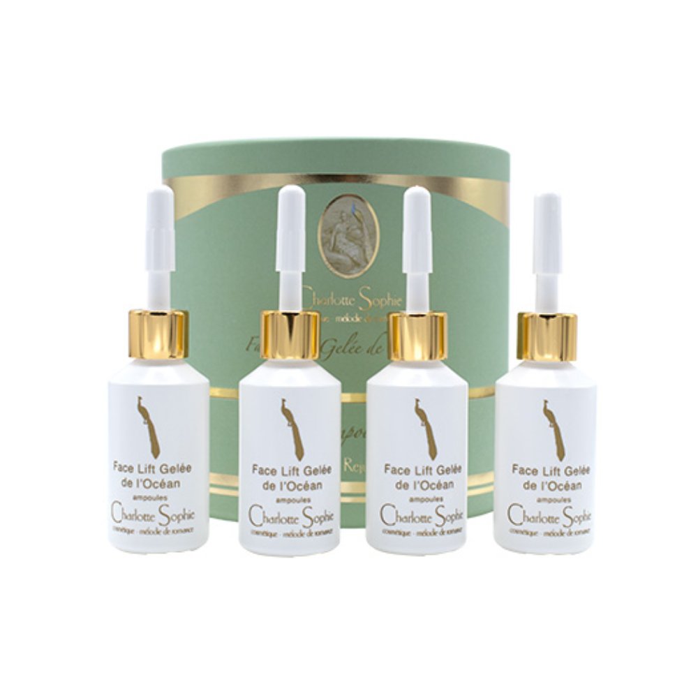 Luksuriøs ampulpleje med øjeblikkelig opstrammende effekt - Indeholder 4 stk á 15 ml.