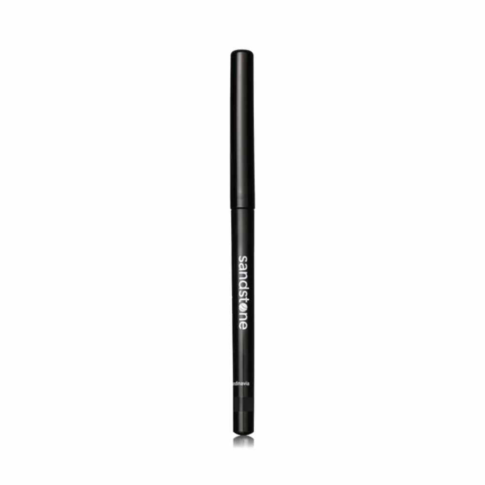 Sandstone Waterproof Eyeliner - den ultimative eyeliner til at skabe et smukt og langtidsholdbart look.Her i sort.