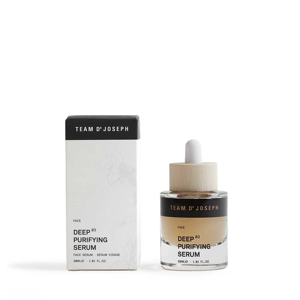 Deep Purifying Serum fra Team Dr. Joseph – Dybderensende effekt og balancering til den urene hud. Rejsestørrelse på 5 ml.