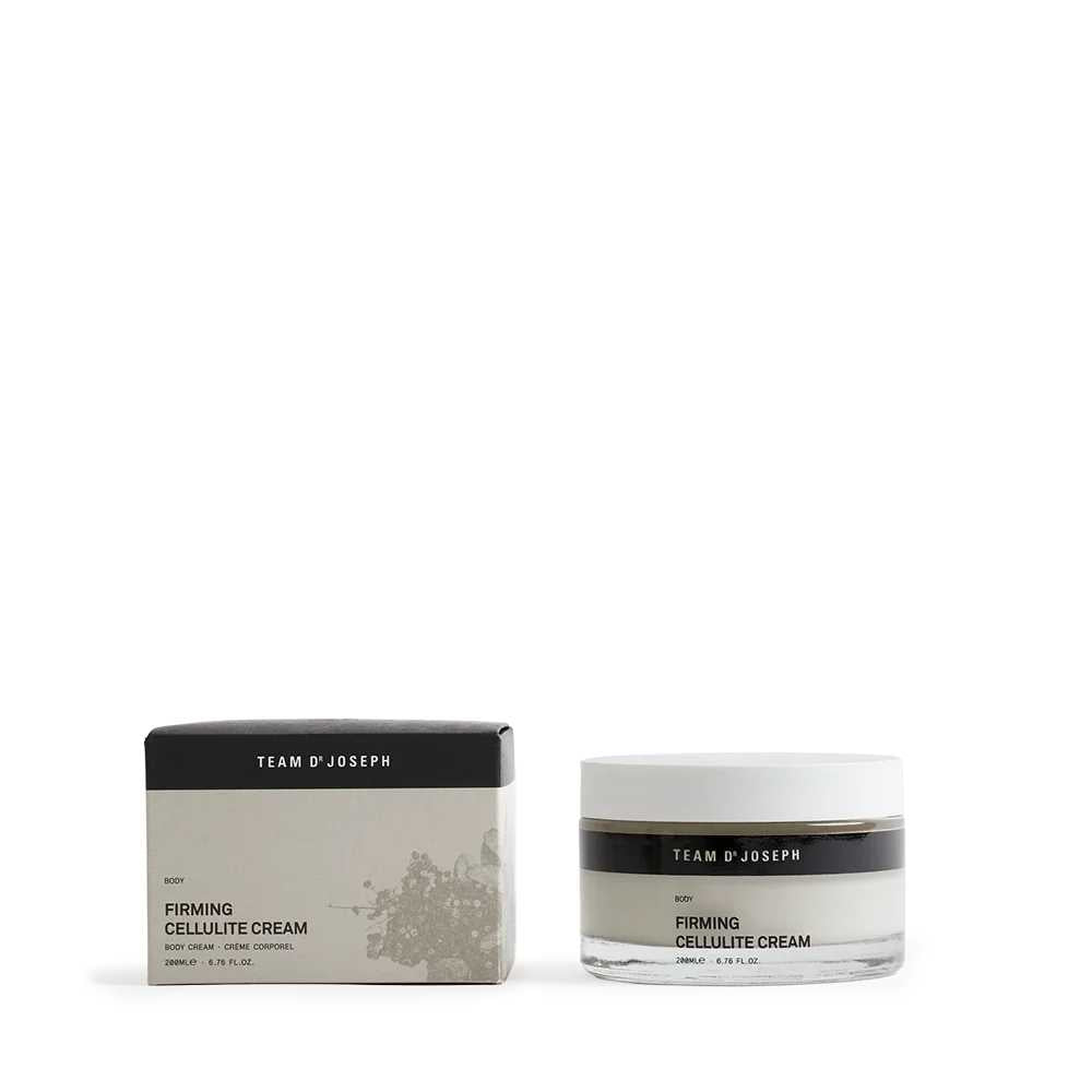 Firming Cellulite Cream fra Team Dr. Joseph – Effektiv pleje mod både appelsinhud og slap hud. Indeholder 200 ml.