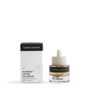 Supreme Lifting Eye Serum fra Team Dr. Joseph – Opstrammende pleje til øjenområdet. Indeholder 15 ml.