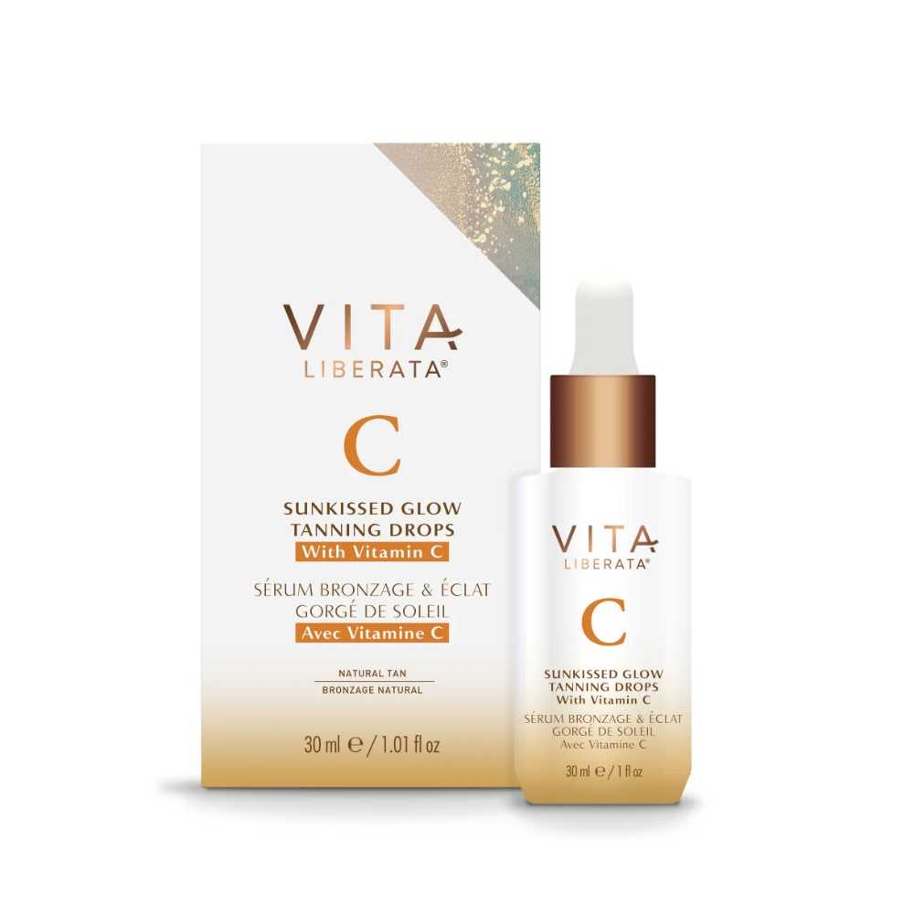 Få en naturlig, solkysset glød og opfrisket hud med Vita Liberata Sunkissed Glow Tanning Drops with Vitamin C.