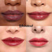 Wonderskin Lip Stain Masque - Farven Whimsical på forskellige hudfarver