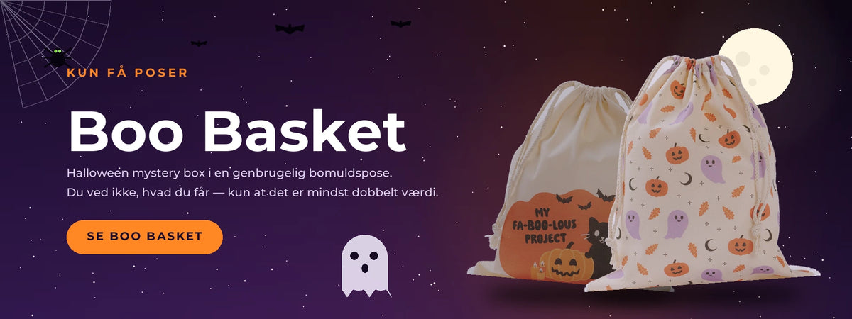 Book basket Halloween hudpleje