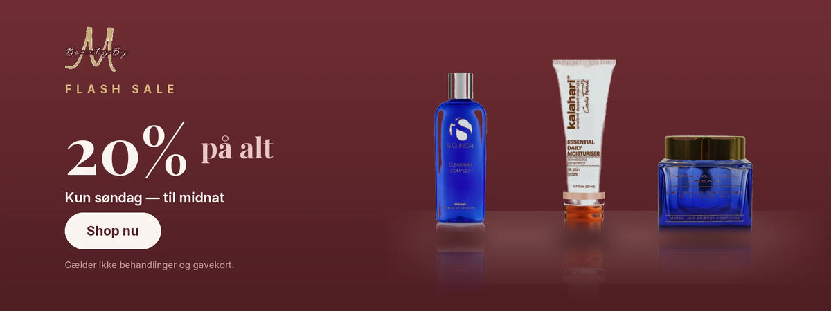 Flash sale: 20 % på alt indtil søndag midnat