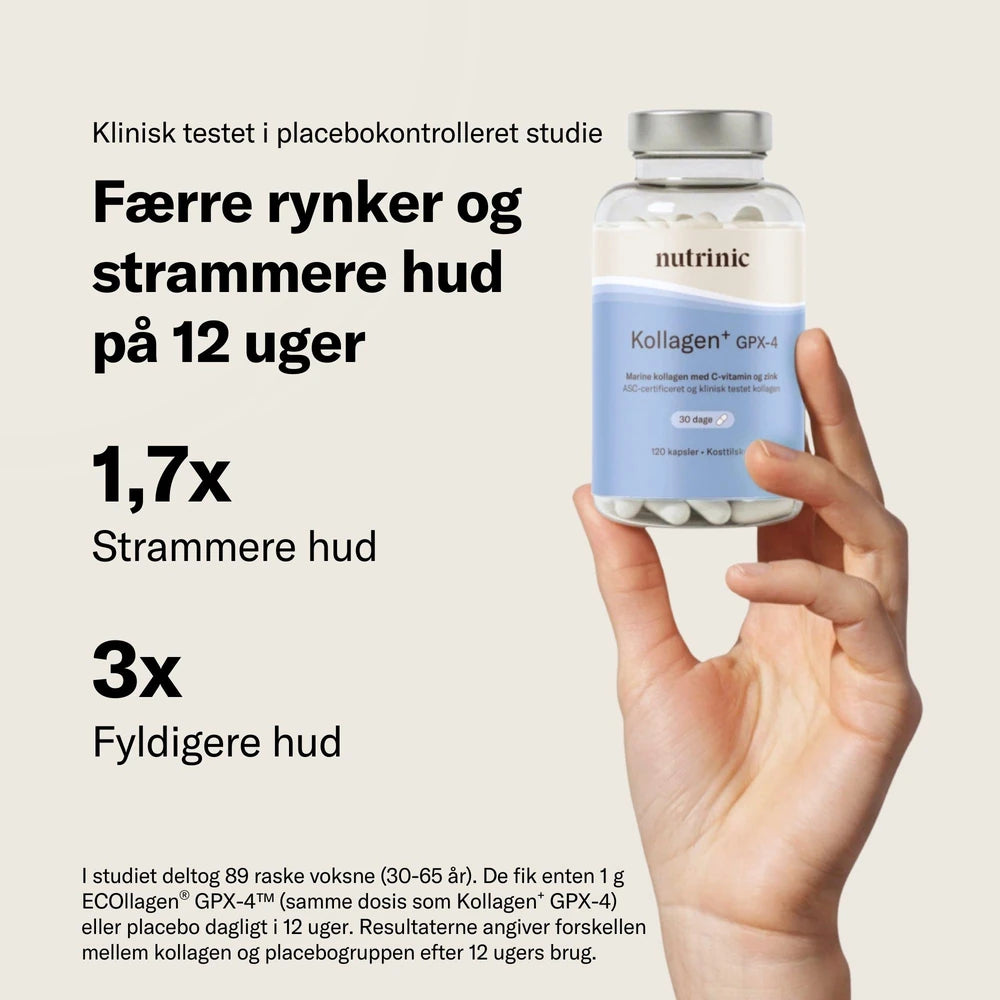 Nutrinic - Kollagen+ GPX-4 | 120 kapsler