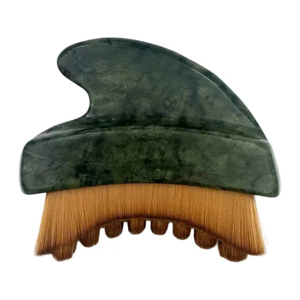 ROEN Lymfebørste med Gua Sha set fra siden