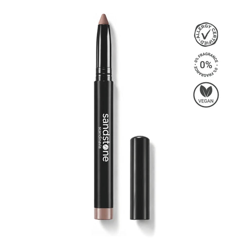 Sandstone Eyeshadow Stick i nuancen Matte Taupe, cremet øjenskygge i stiftform