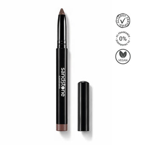 Sandstone Eyeshadow Stick i nuancen Satin Truffle, cremet øjenskygge i stiftform