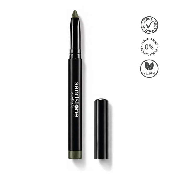 Sandstone Eyeshadow Stick i nuancen Shimmer Mosslight, cremet øjenskygge i stiftform