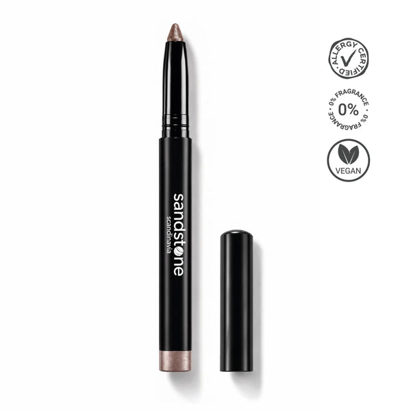 Sandstone Eyeshadow Stick i nuancen Shimmer Taupe, cremet øjenskygge i stiftform
