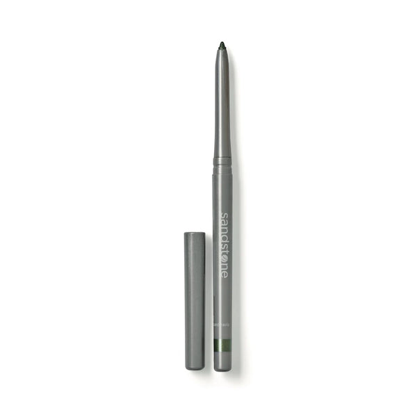 Sandstone Waterproof Metallic Eyeliner 87 Go Green, grøn metallisk eyeliner med skruespids
