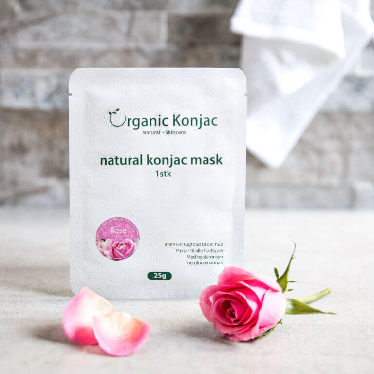 Organic Konjac - Maske Rose