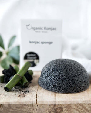 Organic Konjac Svamp Bamboo Charcoal – Akne og uren hud